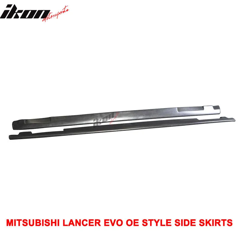 2001-2007 Mitsubishi Lancer EVO 7 8 9 OE Style Side Skirts Pannel PU