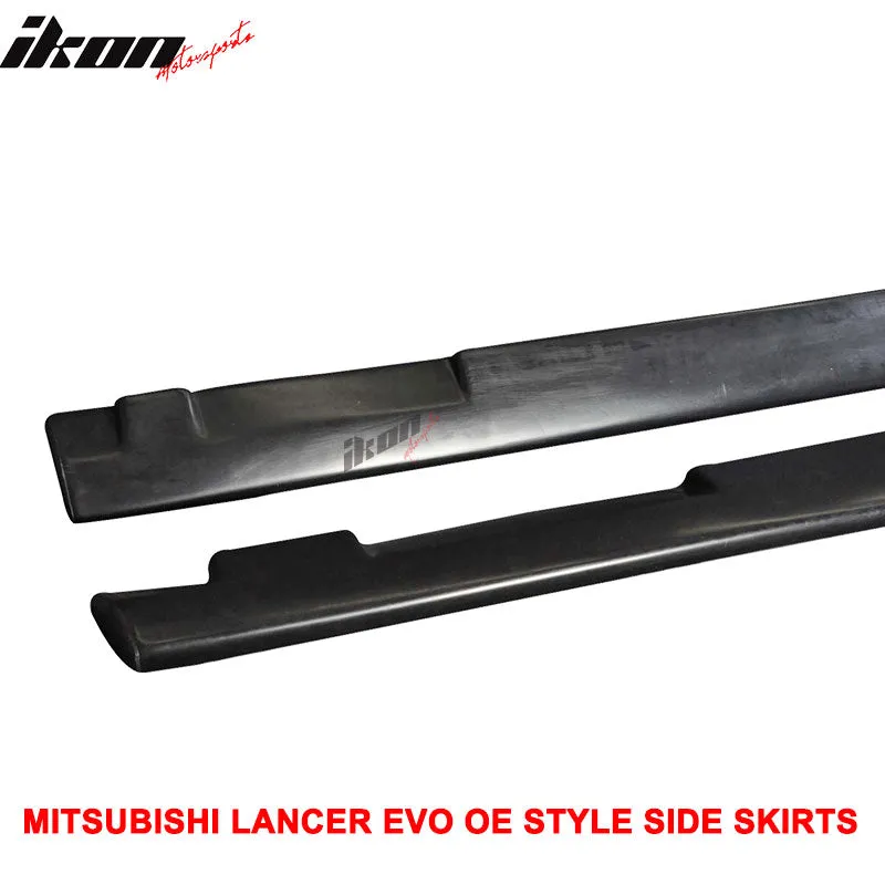 2001-2007 Mitsubishi Lancer EVO 7 8 9 OE Style Side Skirts Pannel PU