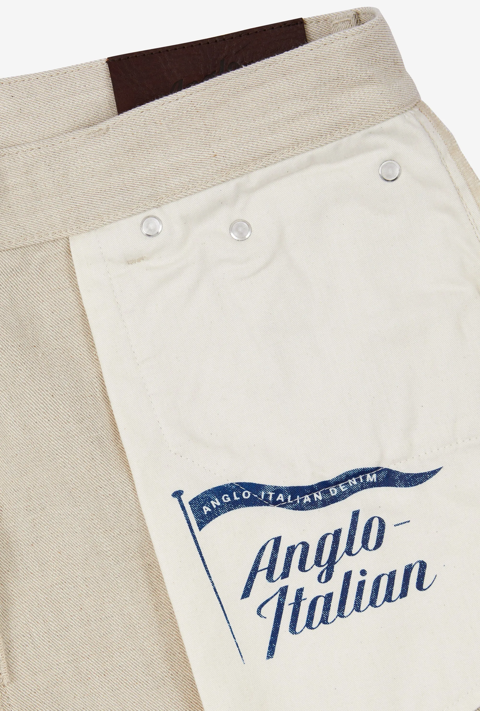 AIC 5-Pocket Cotton-Linen Stone