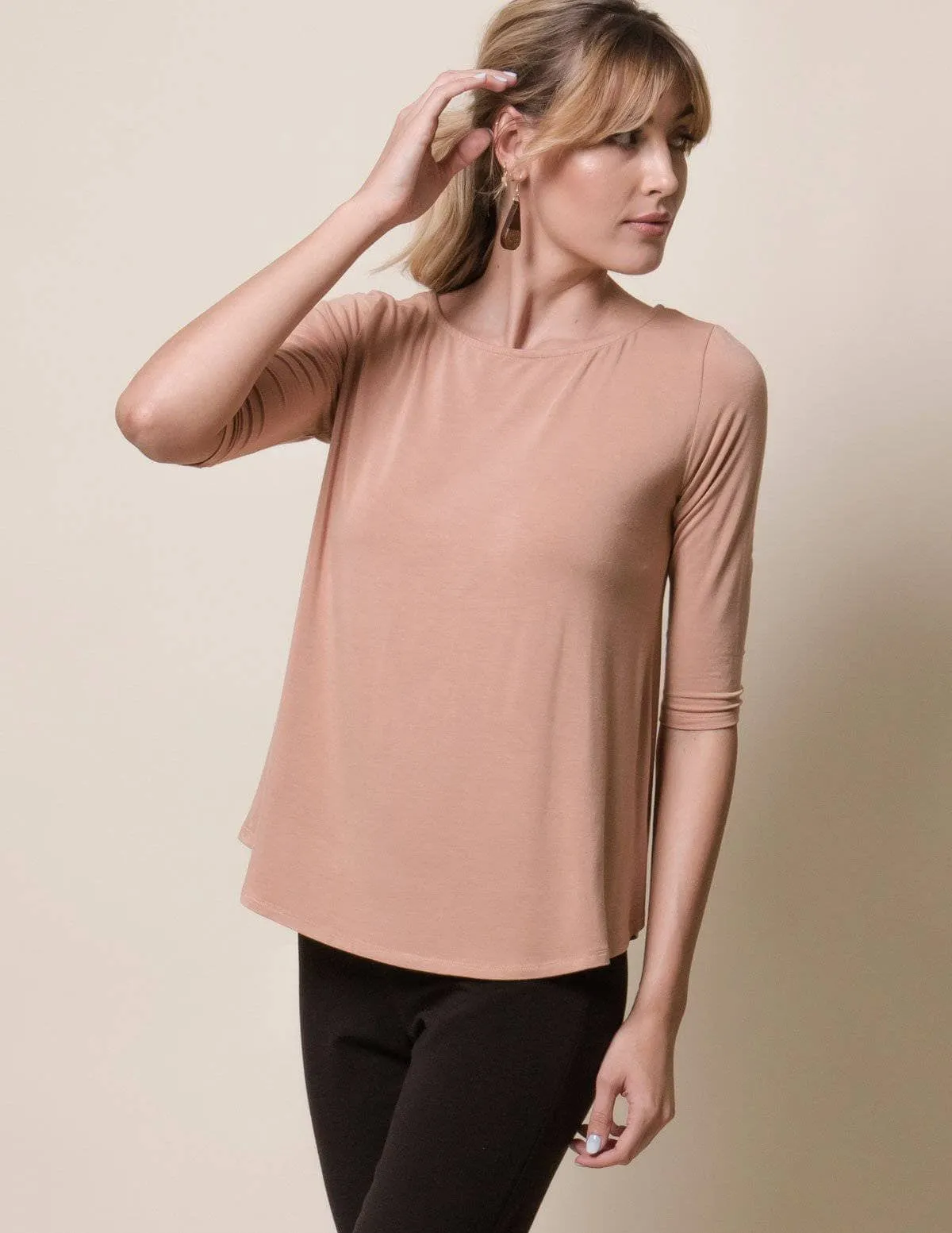 Bamboo 3/4 Sleeve Tee