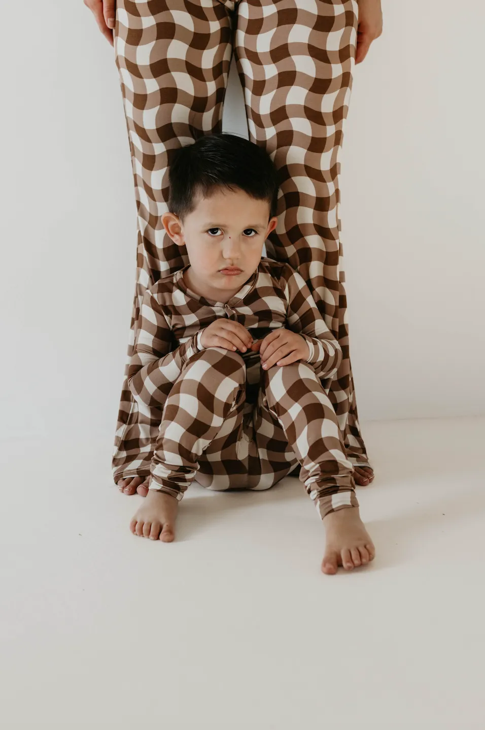 Bamboo Two Piece Pajamas | Groovy Gingham