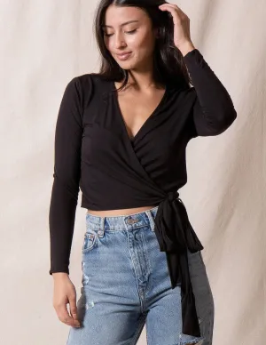 Bamboo Wrap Top - As-Is-Clearance