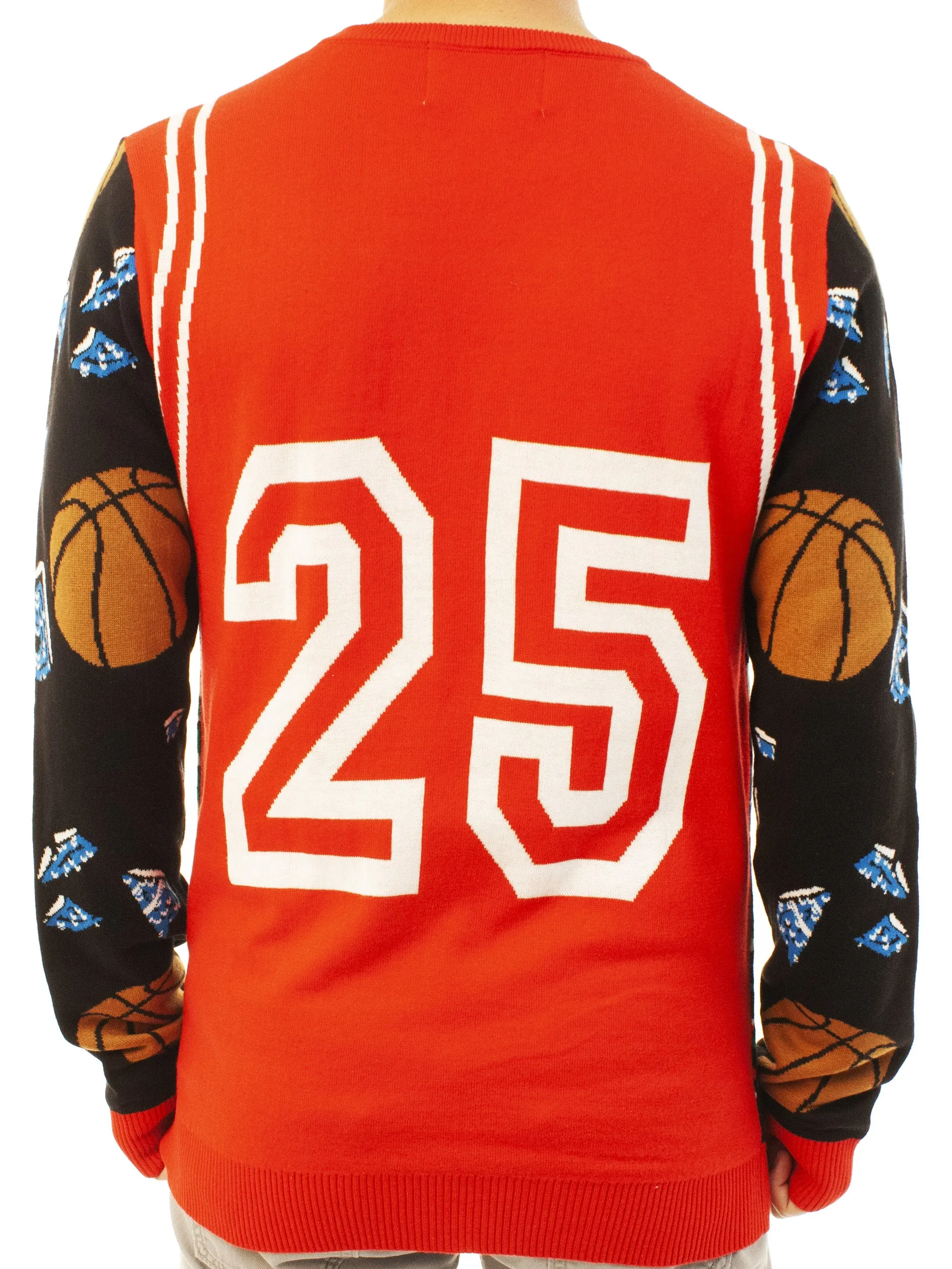 Basketball Santa | Ugly Christmas Sweater For Men & Women | Unisex Sizing