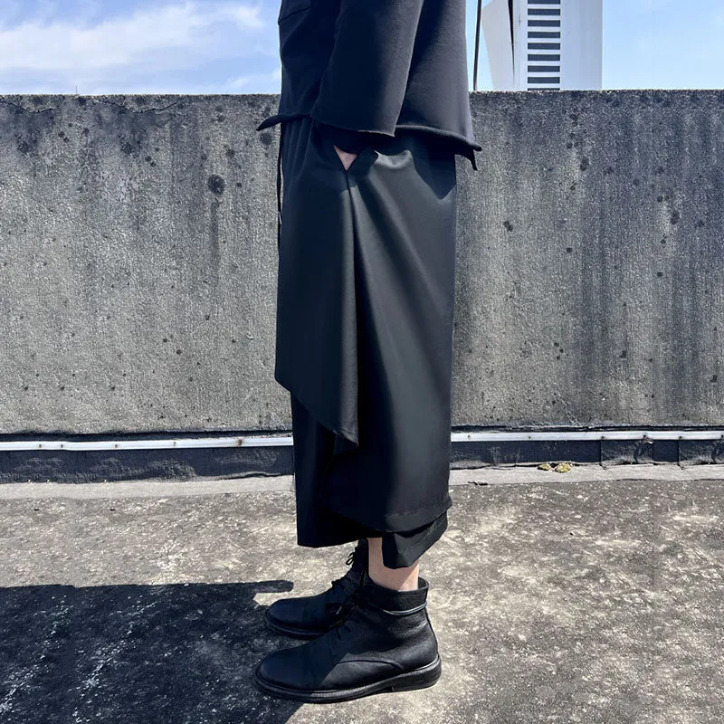 Black Wide-leg Hakama