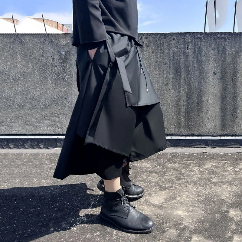 Black Wide-leg Hakama