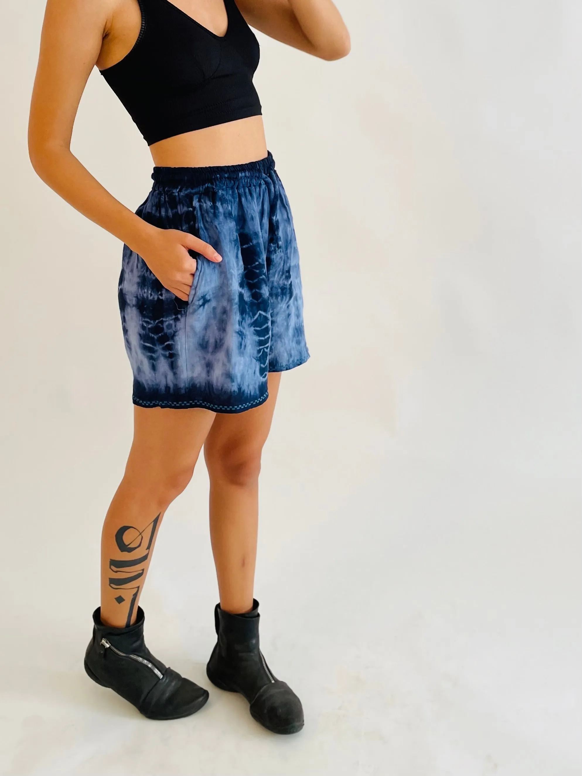 Breezy Summer Shorts -Blue