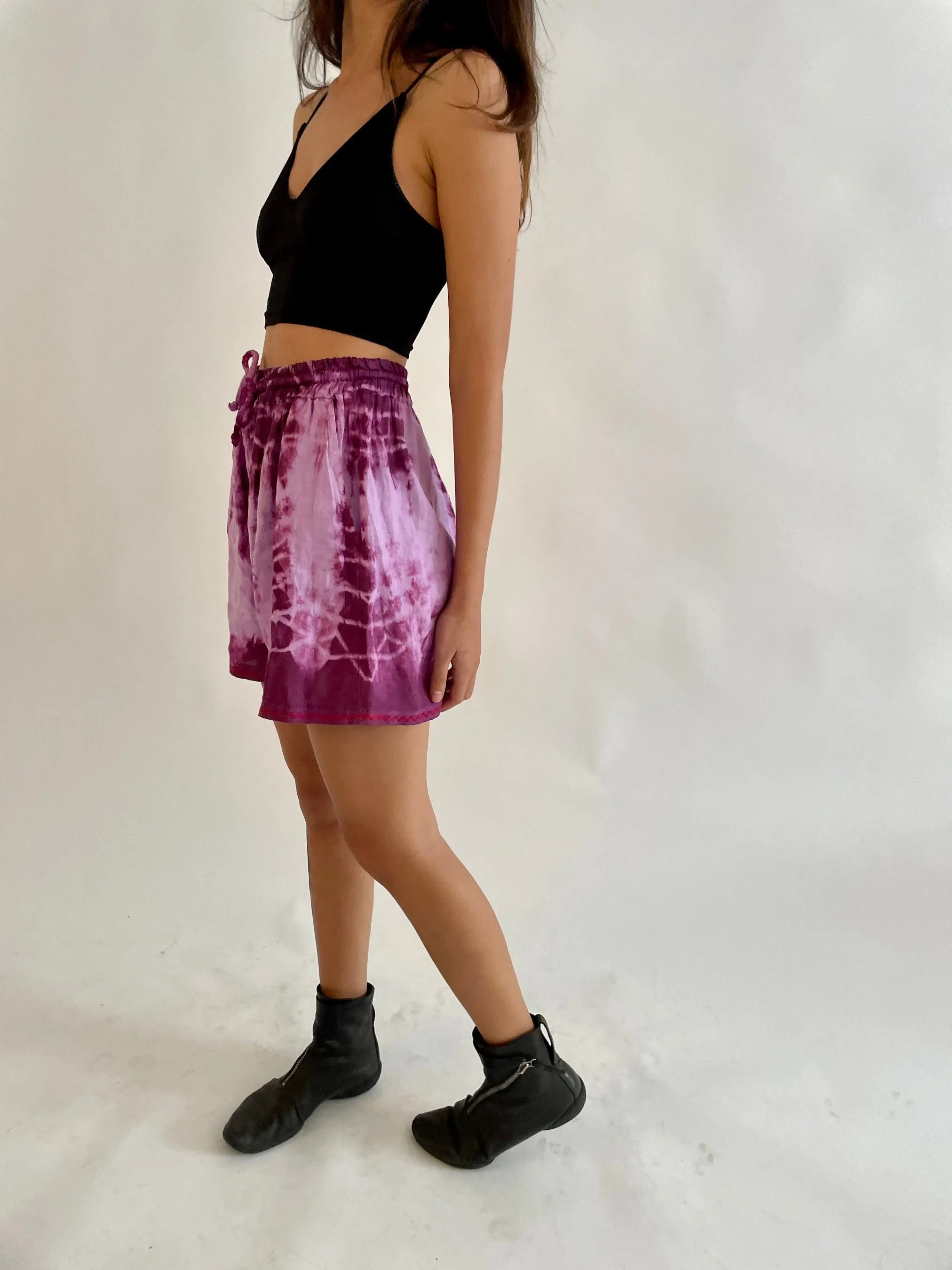 Breezy Summer Shorts -Purple