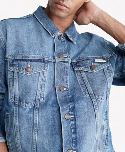 Calvin Klein Men's Essential Denim Trucker Jacket