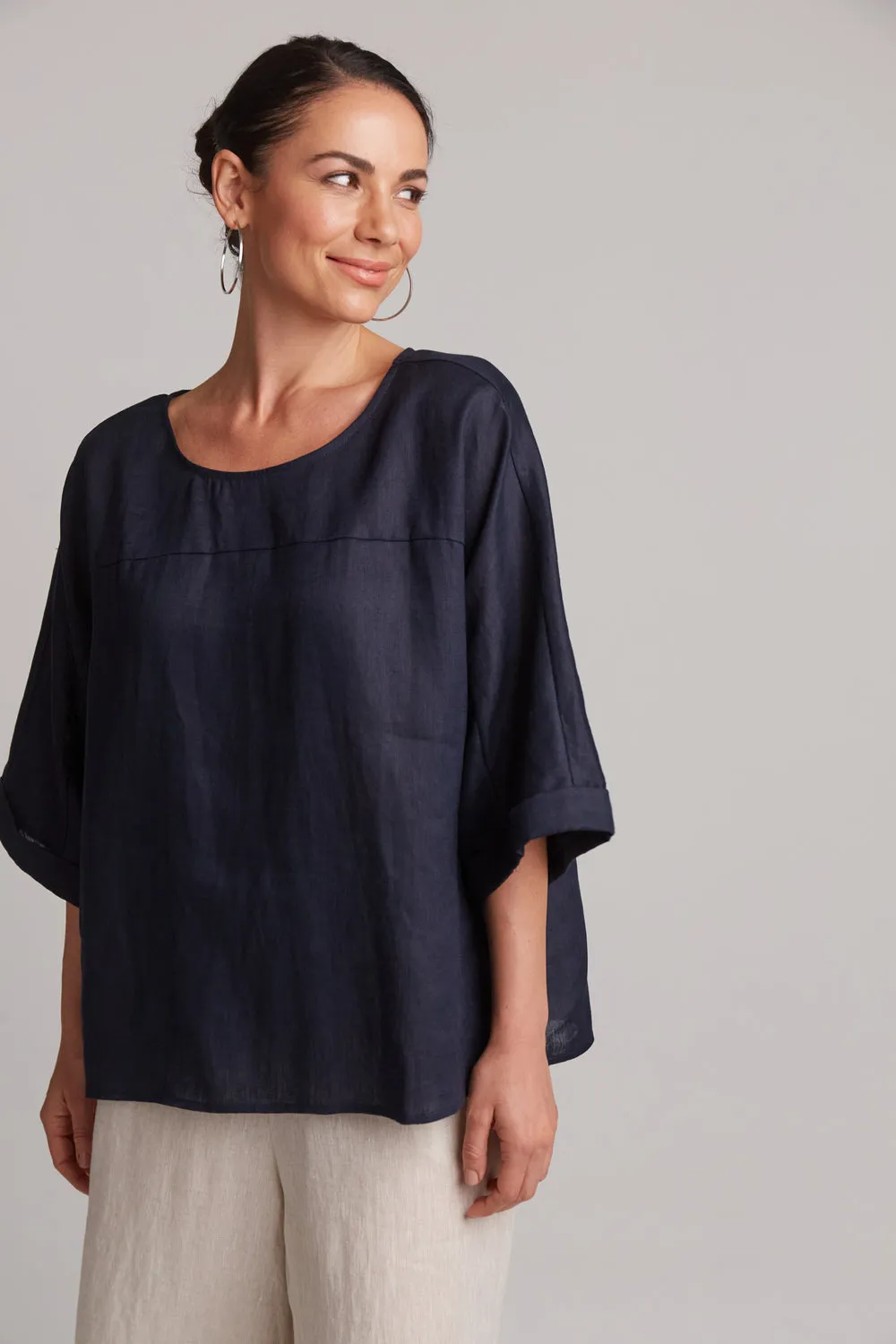 eb&ive - Studio Relaxed Top - Navy