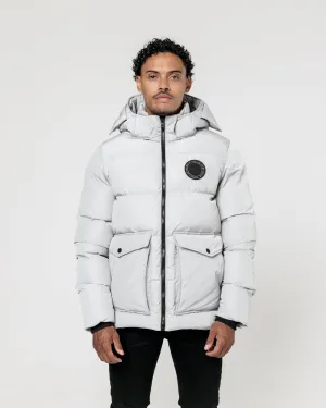 Essentials Puffer Jacket - Ice Grey