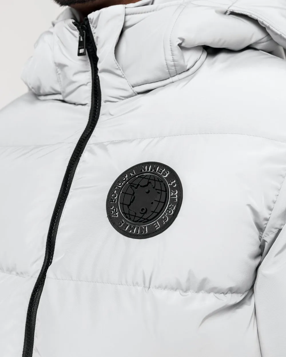 Essentials Puffer Jacket - Ice Grey