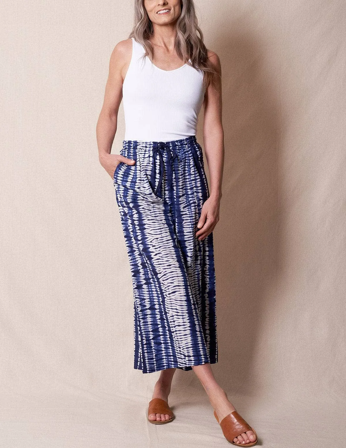 Fair Trade Shibori Tie-Dye Pants