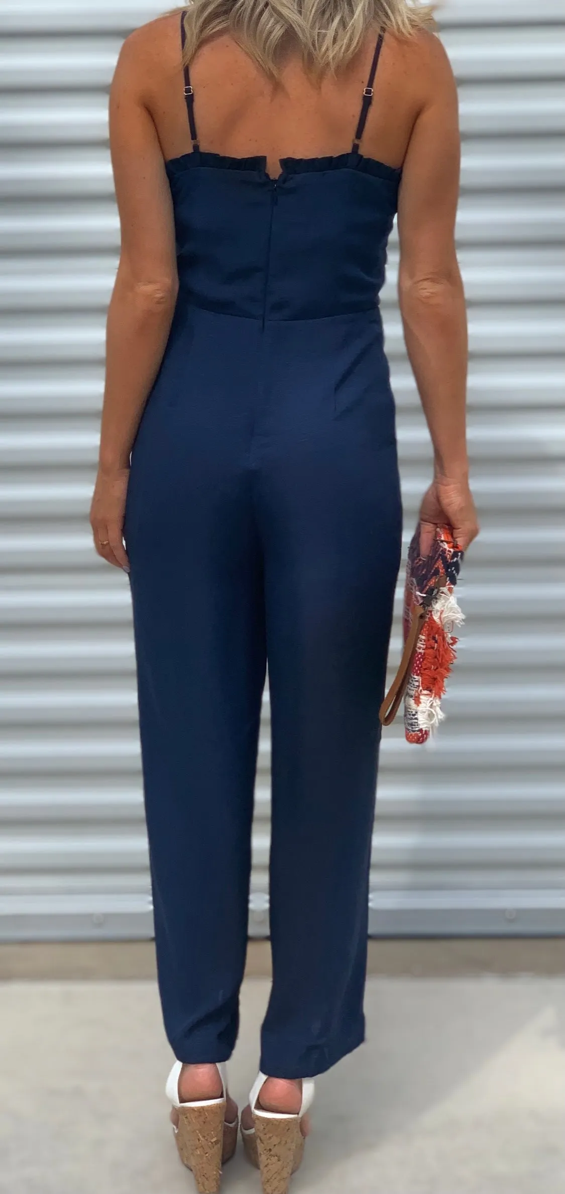 Give Me Frills Ruffled Wide Leg Jumpsuit