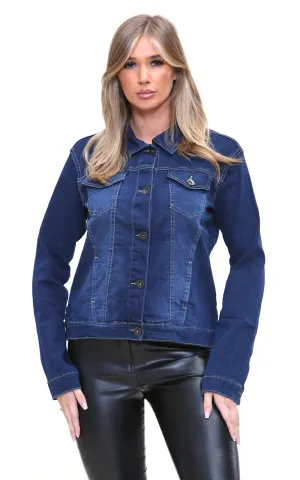 Ladies Loose Fit Denim Jacket TF10