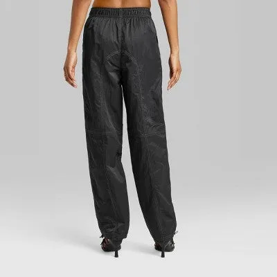 New - Wild Fable Women's High Rise Relaxed Parachute Pants Lightweight