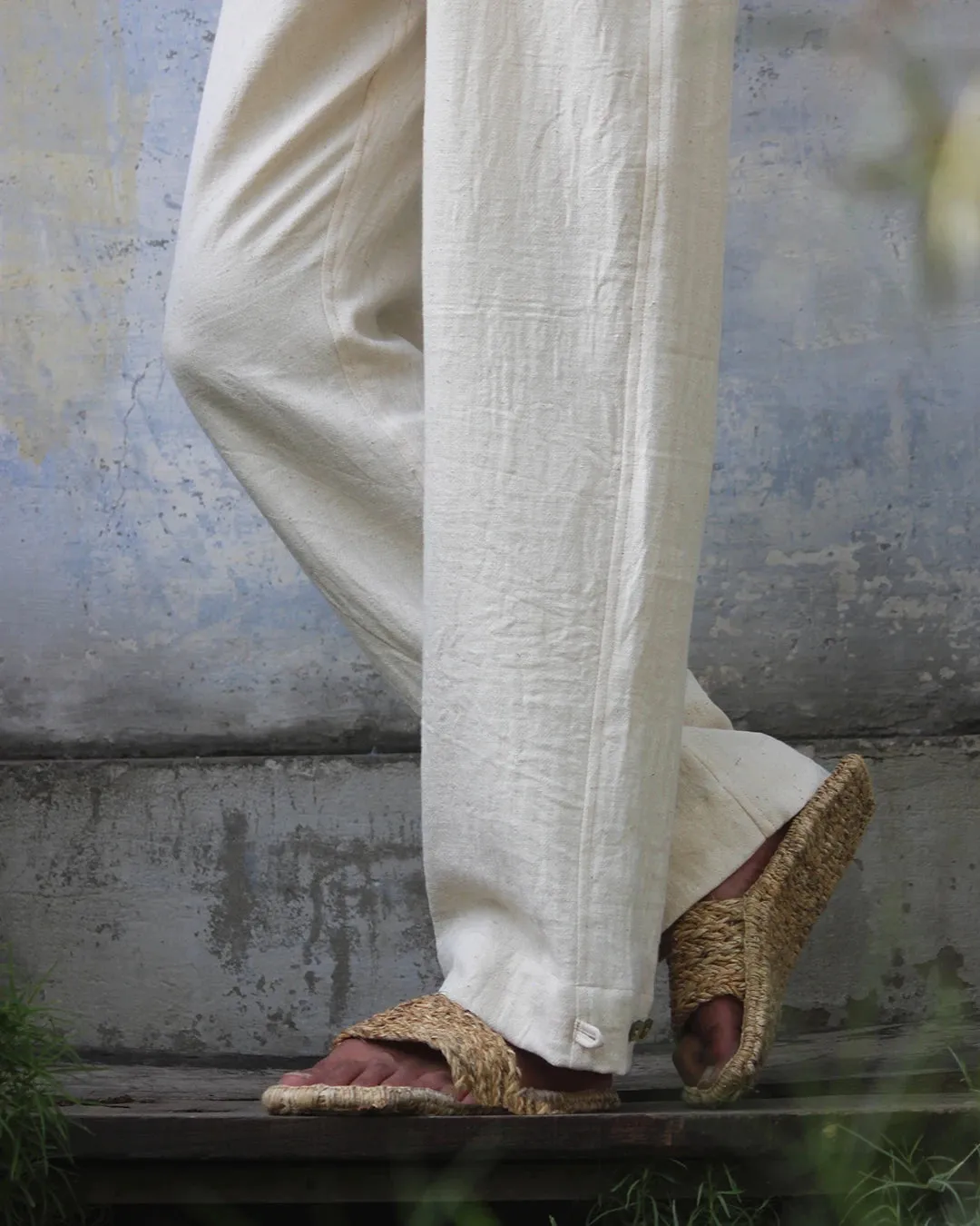 Nomad Ankle Button Kala Cotton Pants