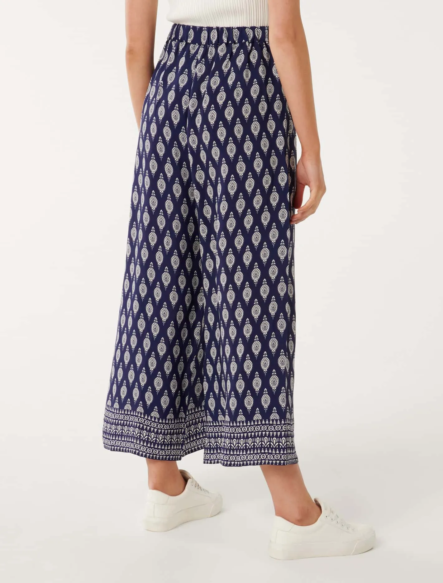 Paige Printed Wide Leg Pants