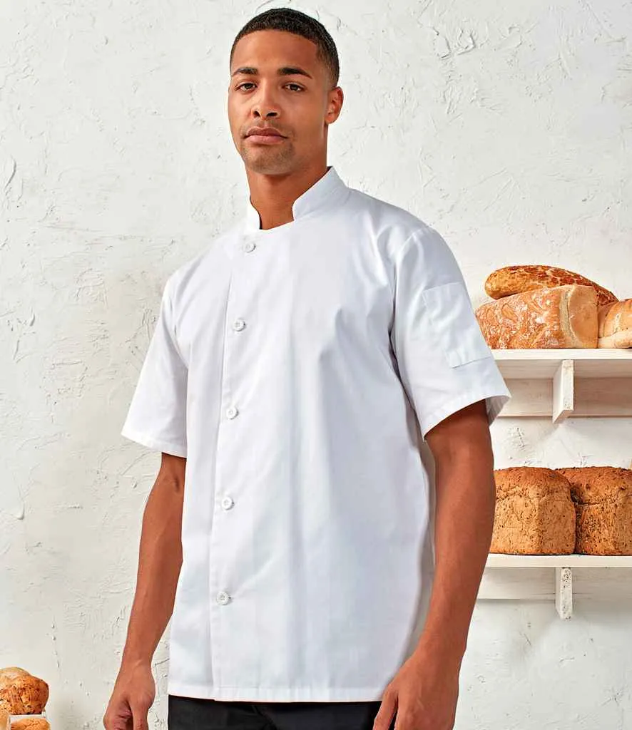 Premier Essential Short Sleeve Chef's Jacket