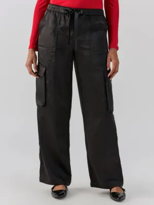 Sanctuary Satin Cargo Pants