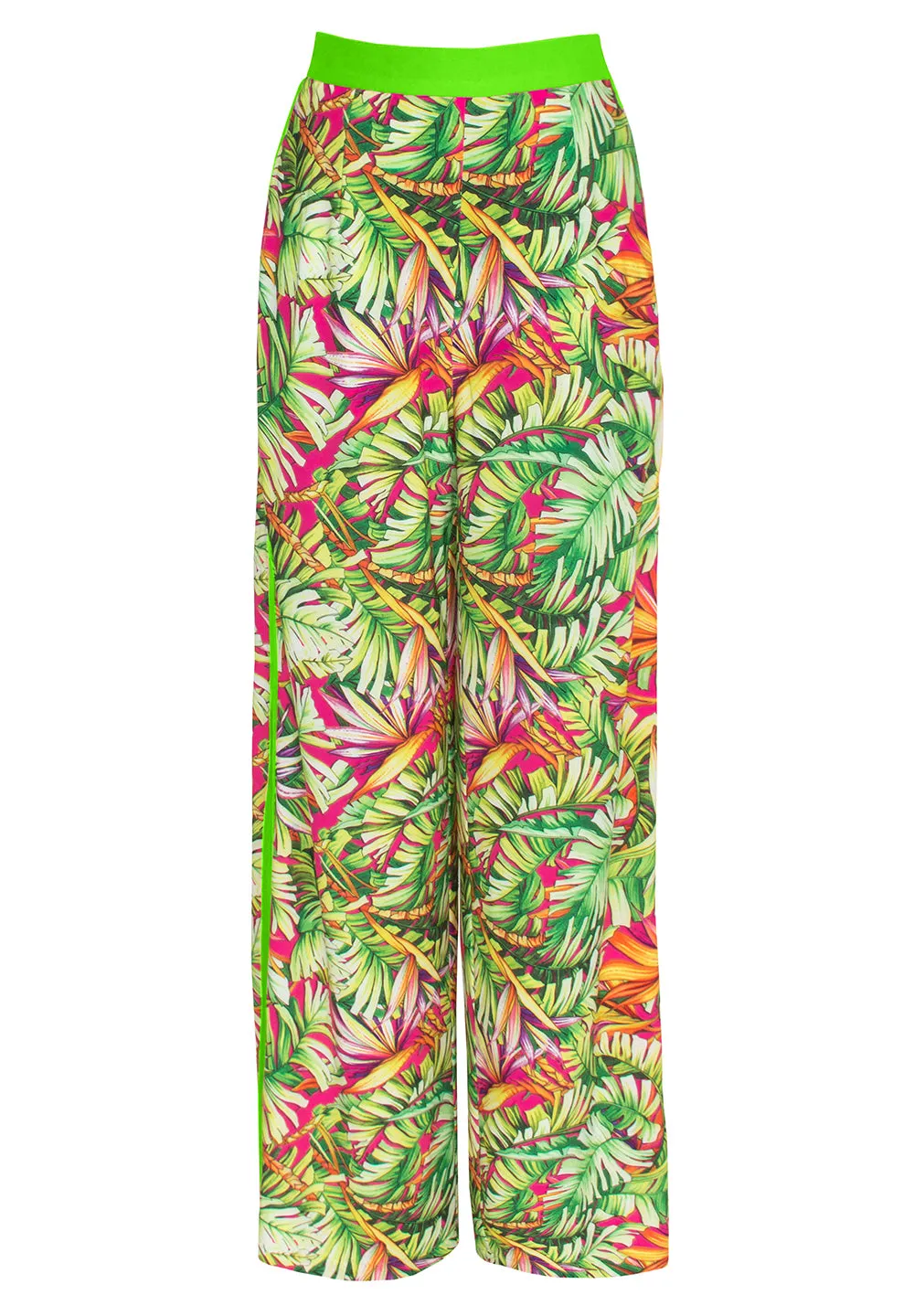 Tropics - Jungle Paradise Pants (Neon Green)