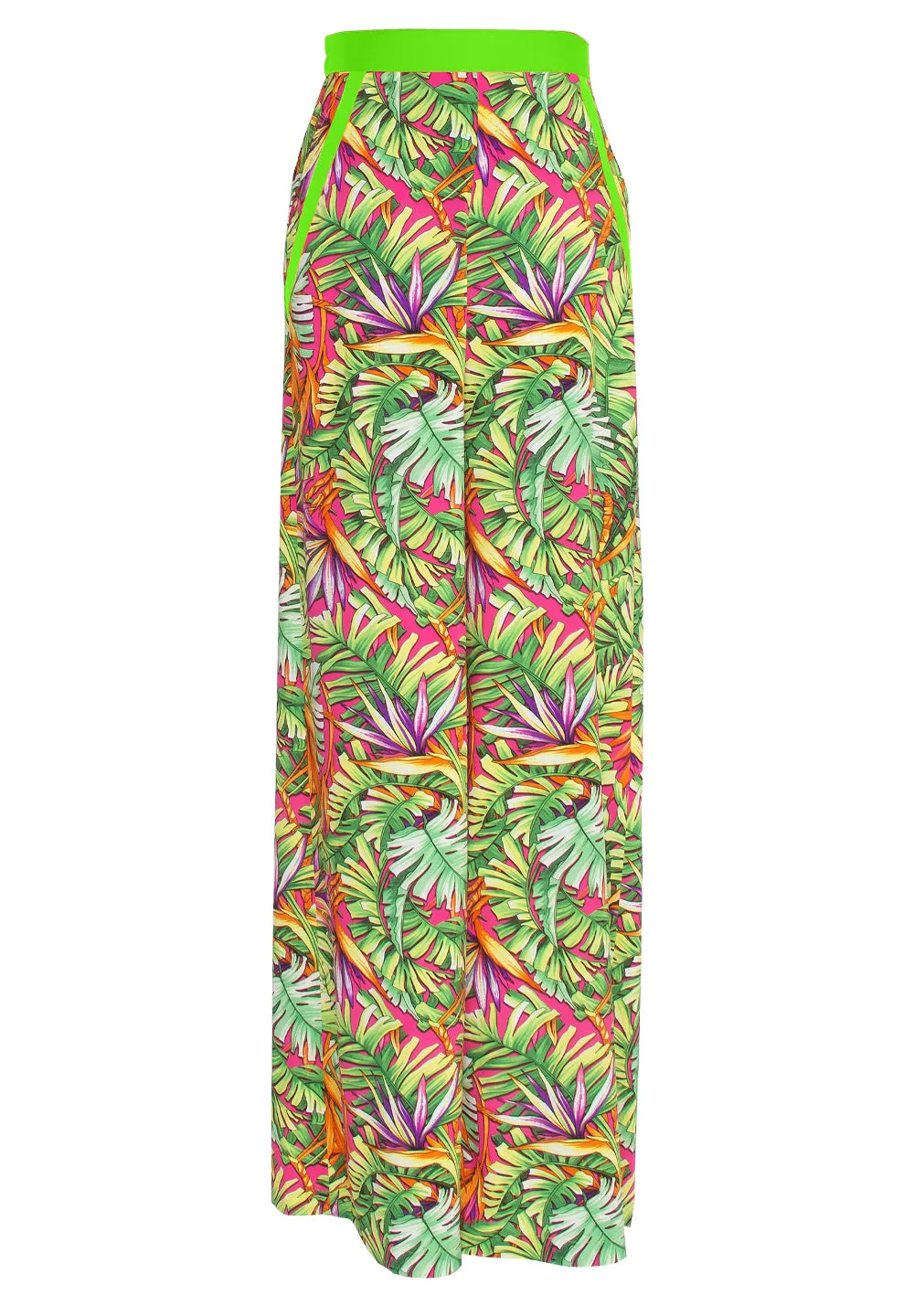 Tropics - Jungle Paradise Pants (Neon Green)