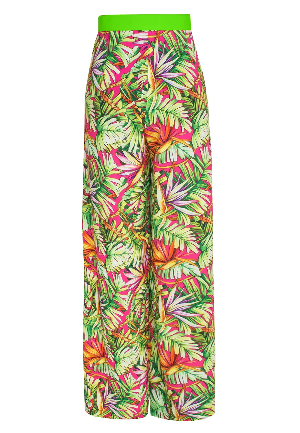 Tropics - Jungle Paradise Pants (Neon Green)