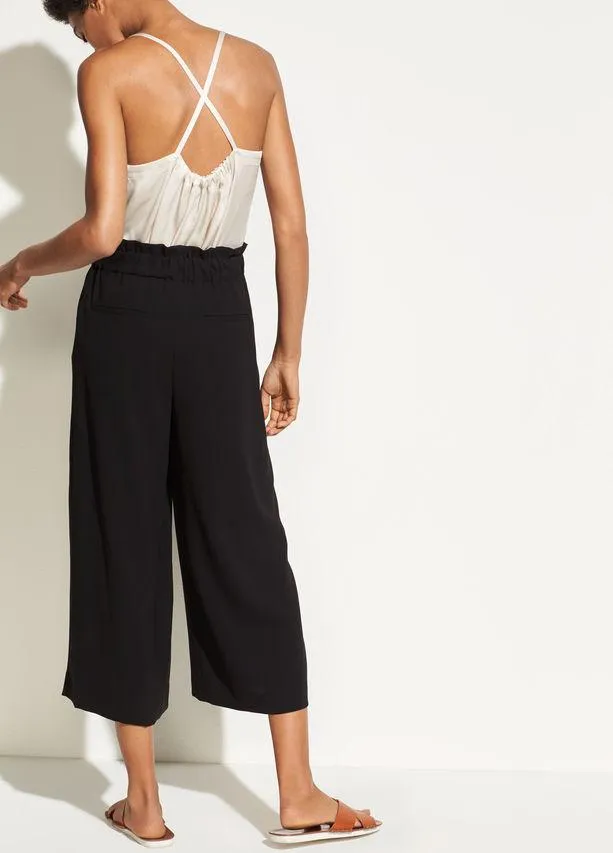 Vince - Cinched Waisted Culotte in Black