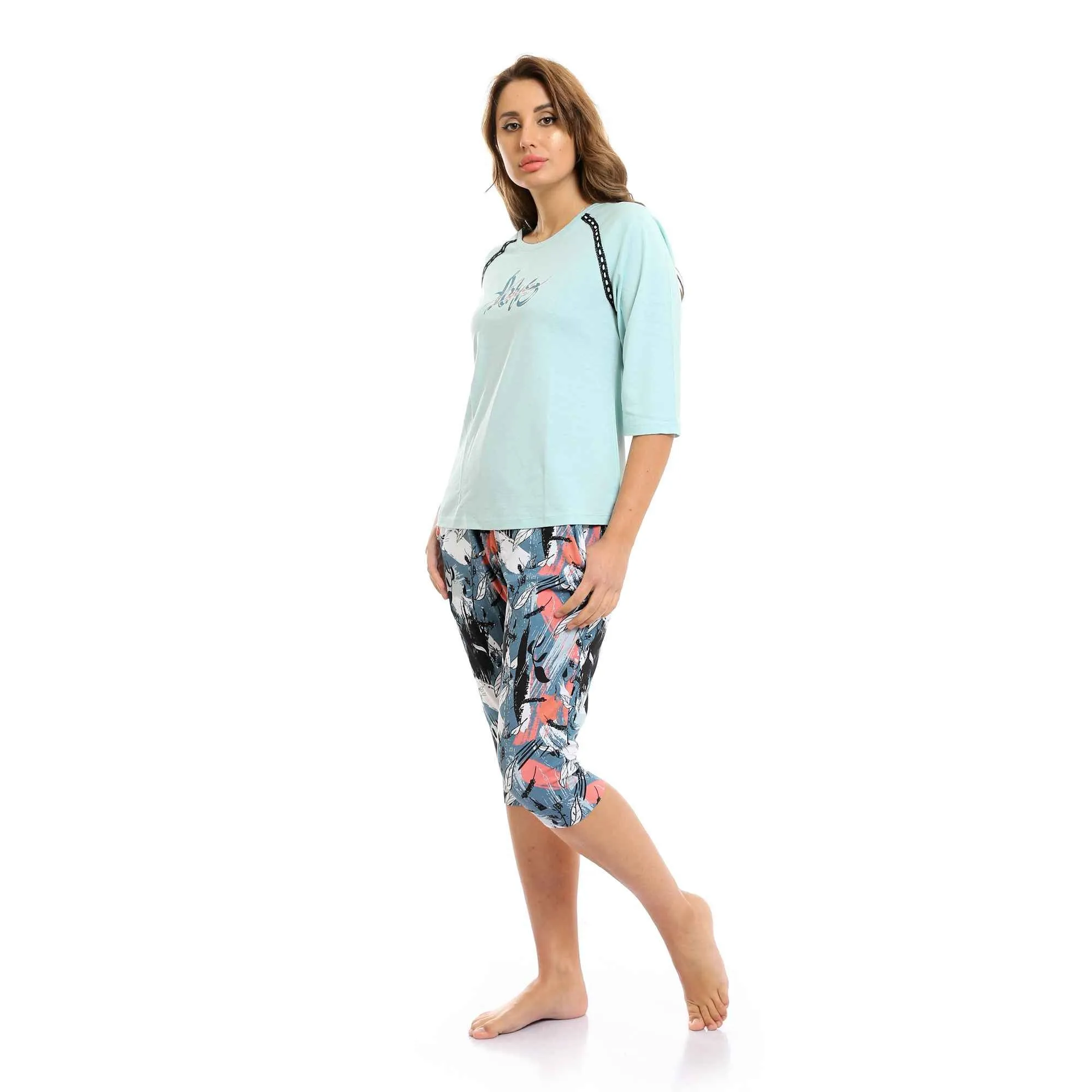 Women's Capri Pajama Set