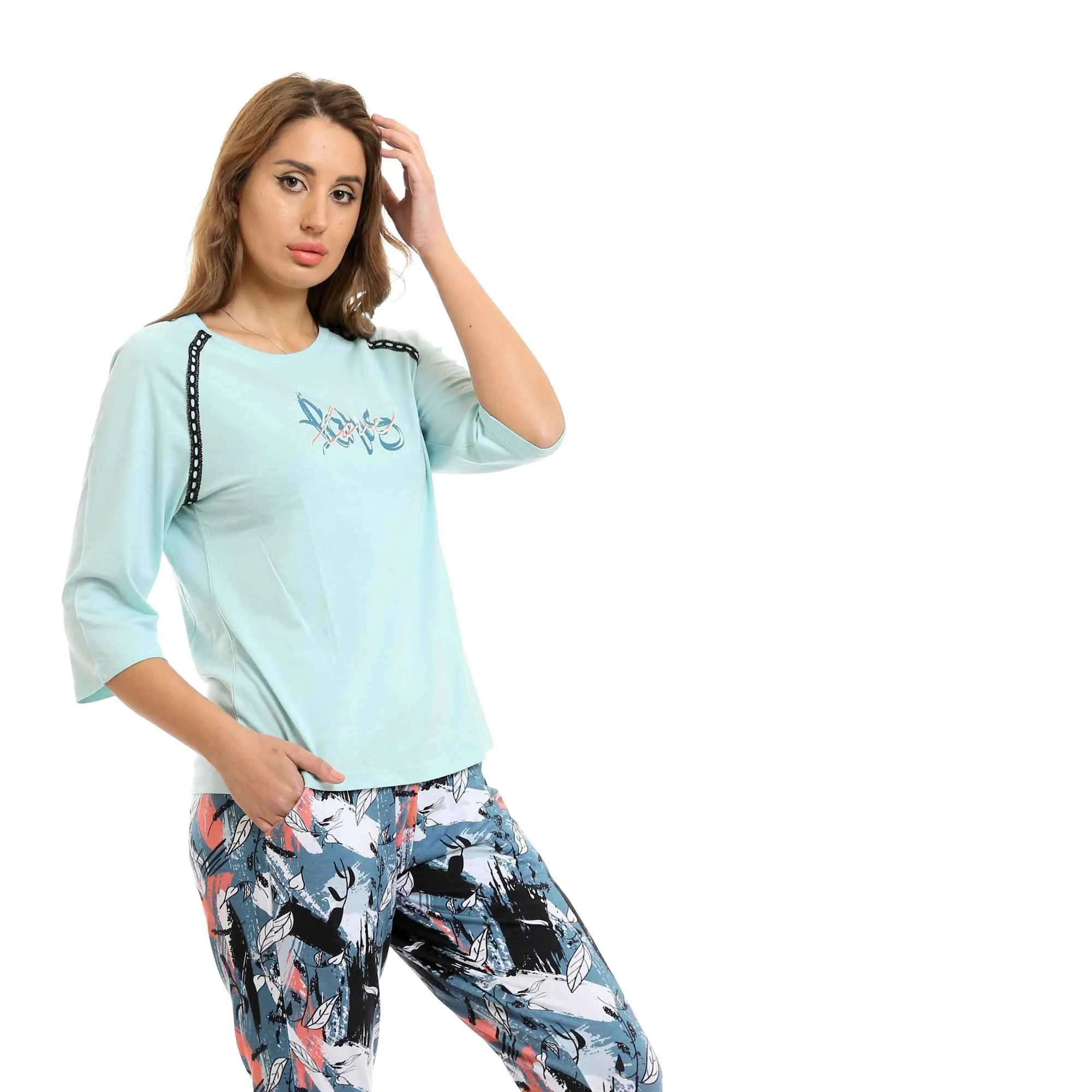 Women's Capri Pajama Set