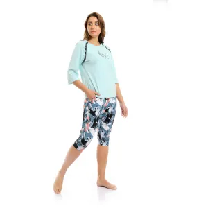 Women's Capri Pajama Set